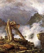 Frederic Edwin Church Storm in the Mountains Spain oil painting artist